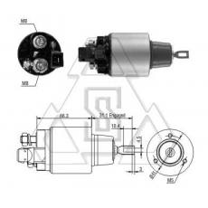 起動機電磁開關F-000-SH0-182 ZF 5-972