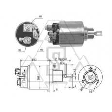 起動機電磁開關0-331-303-164 ZF 3-775