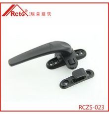 RCZS-023瑞誠歐式大把執手 黑色鋁合金單點內外開執手 門窗配件