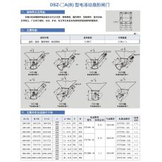 DSZ- □ A （ B ）型 電液動(dòng)扇形閘門