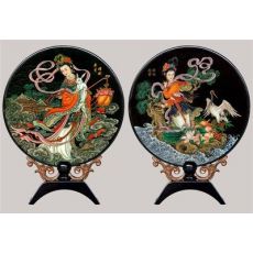 漆器小臺(tái)屏 嫦娥奔月 中國(guó)特色 外事商務(wù)禮品 仿古小屏風(fēng)