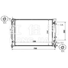 HL-AD003 汽車(chē)散熱器 大眾(進(jìn)口), 奧迪(進(jìn)口)